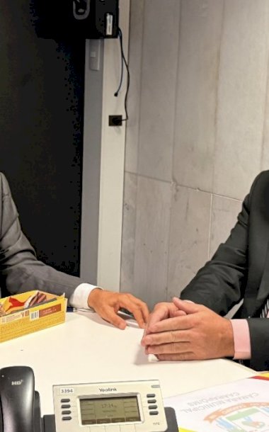 Vereador Sandro Pacheco busca recursos com Nelsinho Trad para concluir escola no Jardim Aprazível