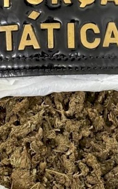 Força Tática apreende maconha e recolhe motocicleta irregular durante abordagem em Caarapó