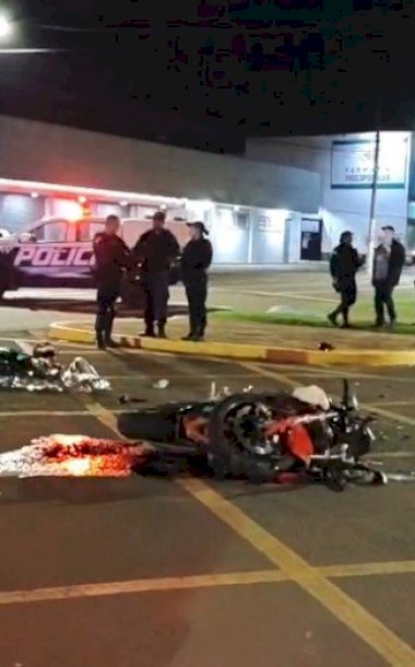 Colisão na região central de Dourados termina com motociclista morto