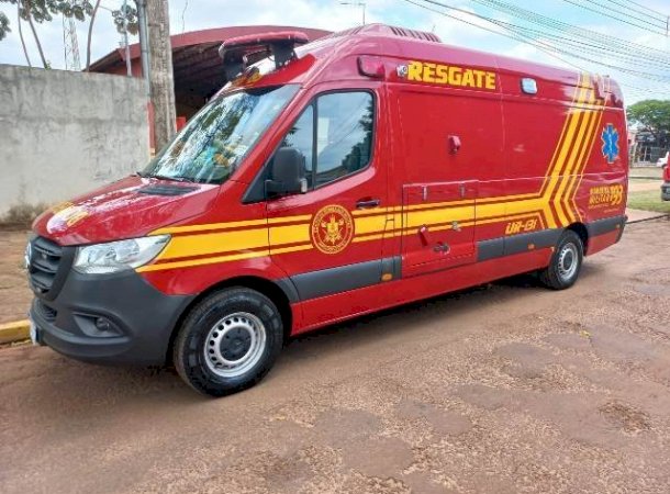 Corpo de Bombeiros orienta família e salva bebê engasgado antes da chegada da viatura em Caarapó