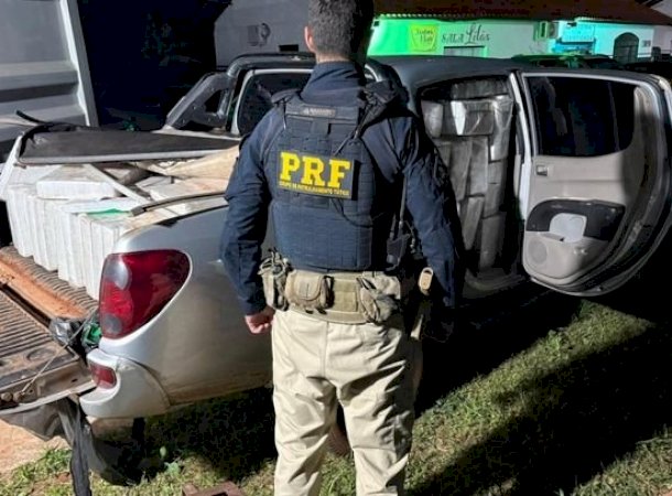 PRF apreende 1,5 tonelada de maconha após perseguição na BR-163 em Caarapó