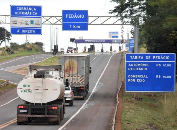 Pedágio em Caarapó pode subir para R$ 12,70 a partir de agosto após reajuste aprovado pela ANTT