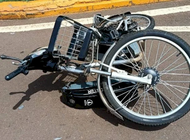 Bicicletas elétricas entregues pela Prefeitura de Caarapó terminam em acidentes no primeiro dia de uso