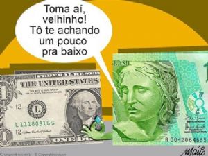 Dólar em baixa