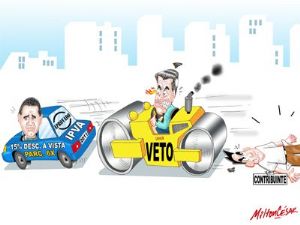 Prazo para IPVA vetado