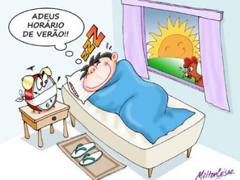 Mudança de horário