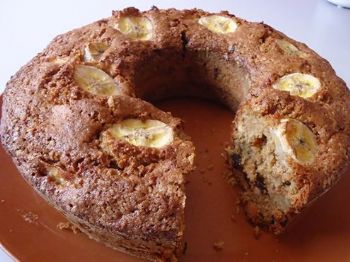 Bolo de Maçã Integral com Aveia e Passas