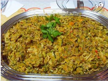 Macarrão com abobrinha