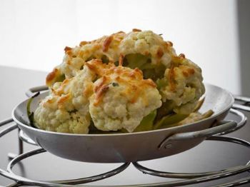 Couve flor gratinada