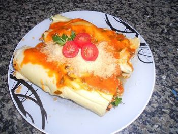 Rocambole de batata