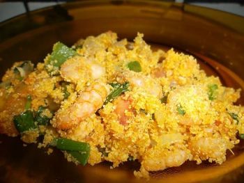 Farofa de camarão