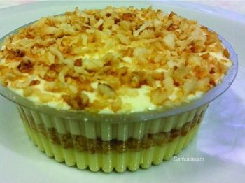 Sobremesa de coco queimado