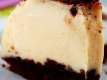 Pudim de leite com cookie de chocolate