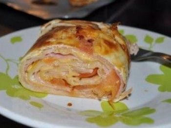 Receita de rocambole com massa  de pastel fica sensacional