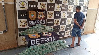 Professor é preso por policiais da Defron com 105 kg de cocaína