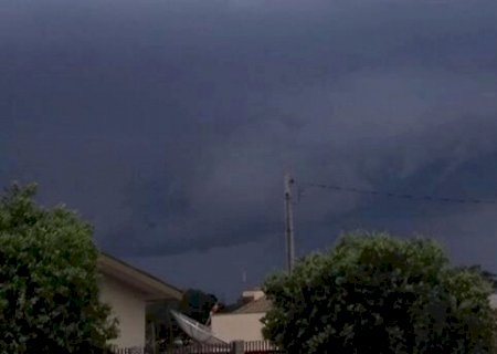 Meteorologia faz alerta para tempestade em 67 municípios de MS