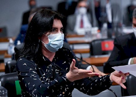 Senadora Simone desembarca em Campo Grande para almoço com lideranças do MDB