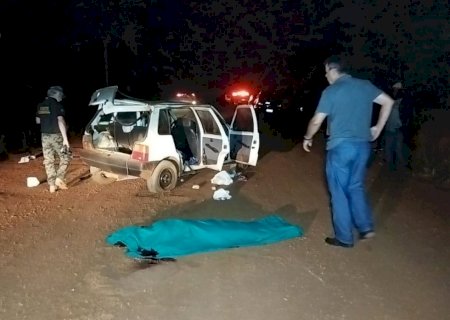 Mulher morre após perder controle de veículo e capotar na MS-379