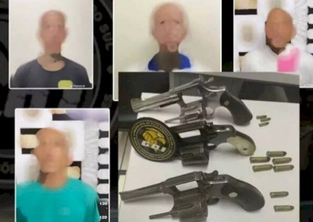 Suspeitos de execuções em MS são presos celebrando mortes