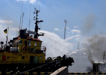 Rússia confirma ataques a alvos militares no porto de Odessa