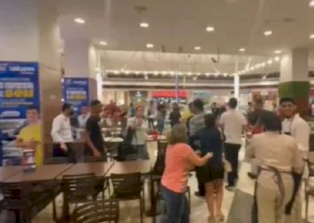 Estouro em shopping de MS causa tumulto e assusta clientes