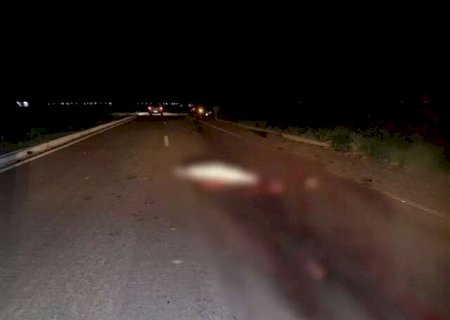 Homem morre atropelado por carreta após motociclista bêbada cair em rodovia