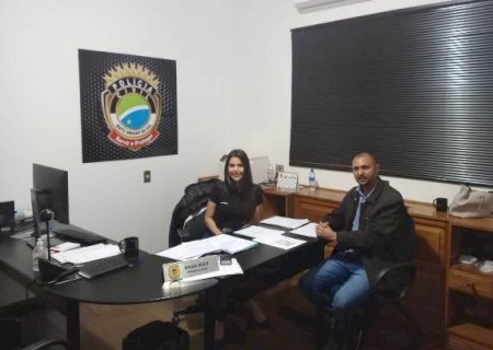 Vereador Nilsinho faz visita de cortesia à nova delegada de Polícia Civil
