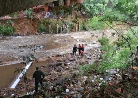Corpo é encontrado debaixo do pontilhão de rio em MS