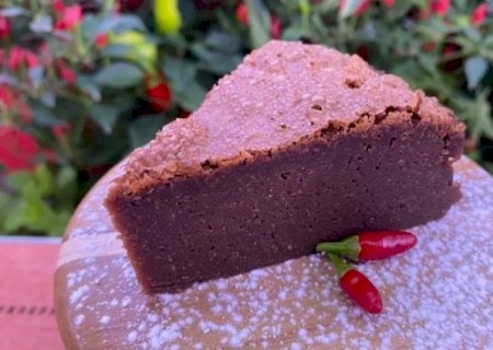 Torta de chocolate com pimenta
