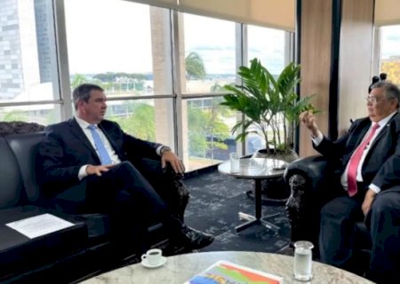 Riedel  se reúne com ministro da Justiça e Segurança Pública, Flávio Dino