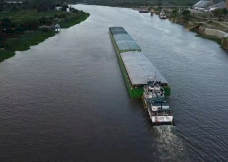 Transporte pela hidrovia de MS aumenta 80% em três meses