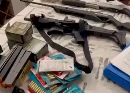 Suspeito de invasão em Brasília tinha arsenal em casa na cidade de MS