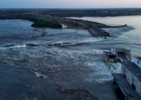 Ucrânia afirma ter áudio russo confirmando responsabilidade por explodir barragem que alagou mais de 80 cidades