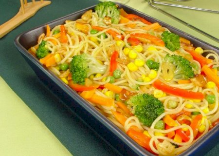 Macarronada ao alho e óleo