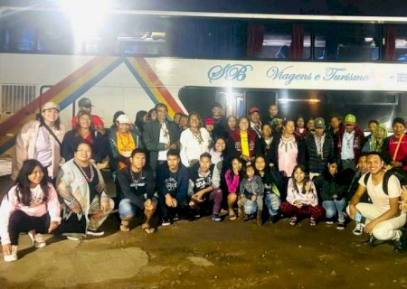 De MS, mulheres guarani kaiowá chegam a Brasília para marchar por direitos