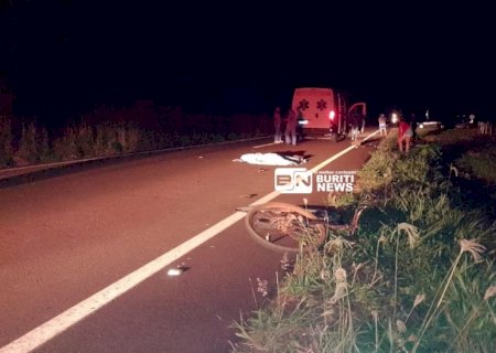Ciclista é atropelado enquanto voltava do trabalho e morre na MS-162
