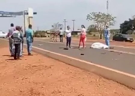 Motociclista morre após colisão com caminhonete na BR-158