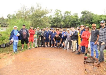 Renato Câmara participa de recuperação ambiental no Rio Dourados com o Clube de Imprensa e Rotary Club Caiuás