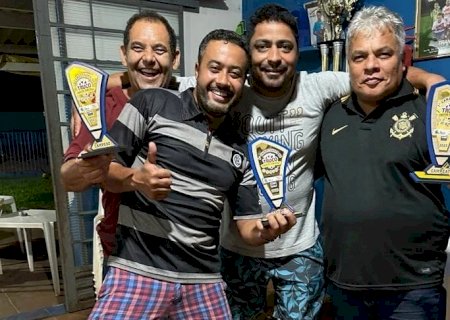 Trio Corinthians vence a 1ª Copa de Truco Trio de Torcidas da AABB de Caarapó