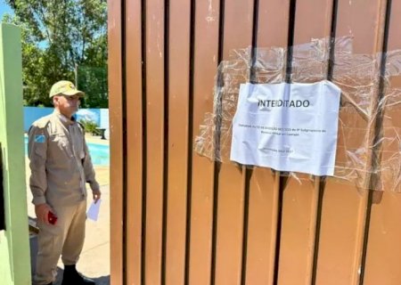 Bombeiros interditam piscina onde jovem teve cabelo sugado em Caarapó