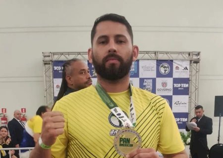Lutador de Caarapó é campeão do Campeonato Pan-Americano de Kickboxing em Foz do Iguaçu
