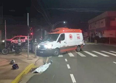 Colisão entre duas motocicletas termina em morte no centro de Campo Grande>
