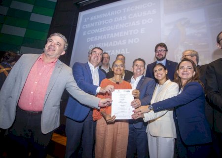 Em MS, Marina Silva assina acordo para preservação do Pantanal e sugere pacto com prefeitos