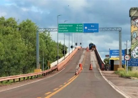 Ponte no Rio Paraguai será interditada por 19 horas no fim de semana>