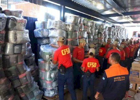 Governo de MS envia 15 mil cobertores para o Rio Grande do Sul