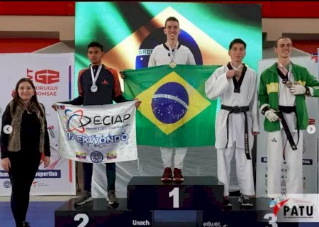Aos 19 anos, atleta de MS vence disputa internacional de taekwondo