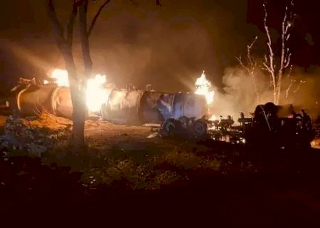 Morre motorista que teve mais de 80% do corpo queimado após explosão em acidente na BR-267