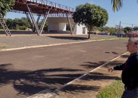 Parque de eventos de Jateí começa ser preparado para a Festa da Fogueira