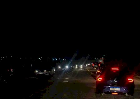 Tributo a João Carreiro deixa trânsito intenso e causa fila de 7 quilômetros
