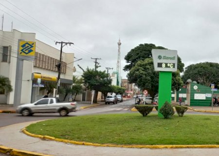 Caarapó está entre as cidades mais geladas de Mato Grosso do Sul nesta segunda-feira; veja a lista